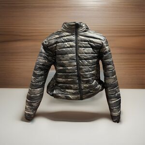 Maximos Men's BAH BAH Removable Hood Camouflage Print Puffer Jacket XL